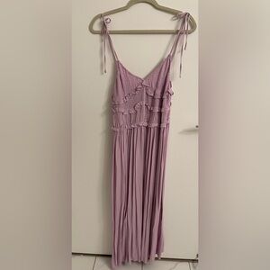 NWT Topshop purple/lavender maxi dress